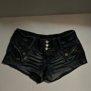 Almost Famous Dark Denim Jean Shorts